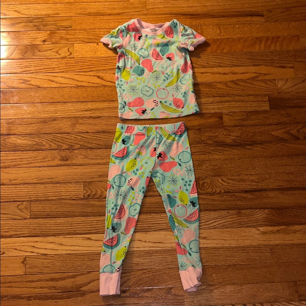Kids fruit Print Pajama Set